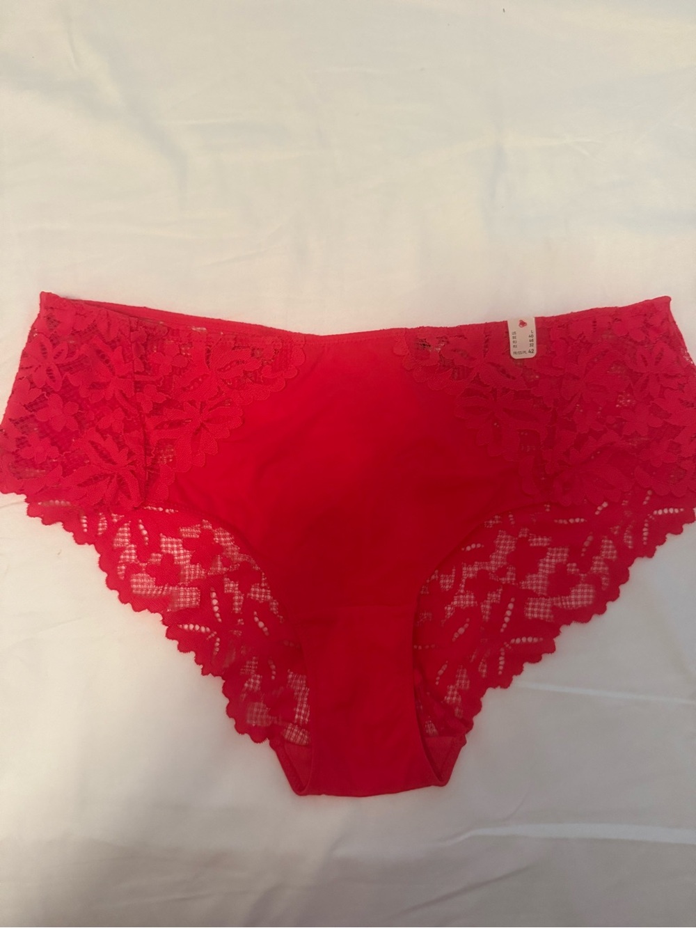 Red Lace Hipster Panty - Women Intimates